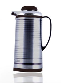 Buy 1.3LTR Vacuum Insulated Flask For Keeping Hot Cold Long Hour Heat Cold Retention, Double Walled Glass Vacuum, Ideal for Social Events in Saudi Arabia