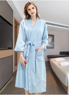 Buy Women's Bathrobes Waffle Weave Lightweight Kimono Spa Bathrobes in UAE