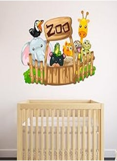 Buy Decorative kids room sticker - Welcome to the zoo (100x75cm) in Egypt