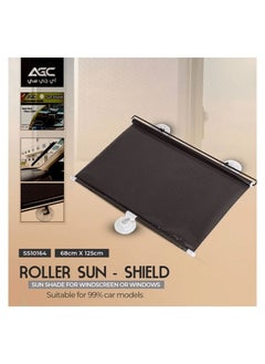 Buy AGC Car Sun Shade, Heat Insulated Curtain, Rolling Sunshade For Car,Home and Office 68cm x 125cm 1 Pcs in Saudi Arabia