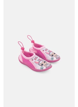 اشتري Kids Girl Slip On Shoes, Pink Combo في الامارات