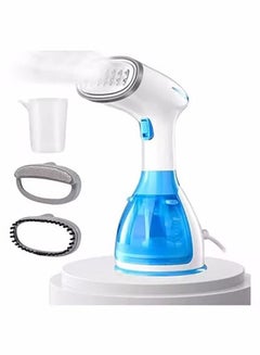 اشتري Steamer for Clothes,1500W Travel Garment Steamer Fabric Wrinkles Remover with 280ML Water Tank, 15s Fast Heat-up Steam Iron for Clothes Ideal for Home Office Travel في الامارات