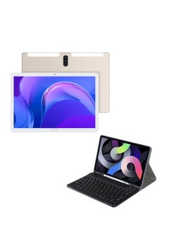 اشتري 10.1-Inch ITouch Smart Tablet S1003 Android Tab With 256GB ROM 8GB RAM Quad Core Wi-Fi 5G LTE Dual Sim with Wireless Keyboard And PU Tablet Cover في الامارات
