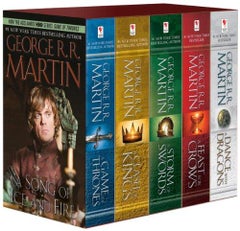 اشتري George R. R. Martin's A Game of Thrones 5-Book Boxed Set - غلاف ورقي عادي Box Mti Edition في الامارات