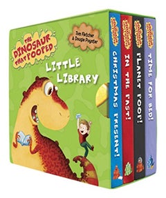 اشتري The Dinosaur That Pooped Little Library كتاب بأوراق سميكة قوية في الامارات