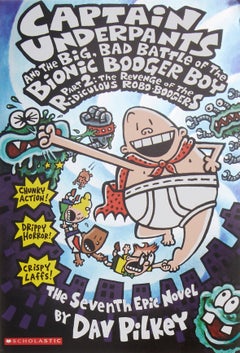 اشتري Captain Underpants And The Big, Bad Battle Of The Bionic Booger Boy Reissue Edition غلاف ورقي عادي في الامارات