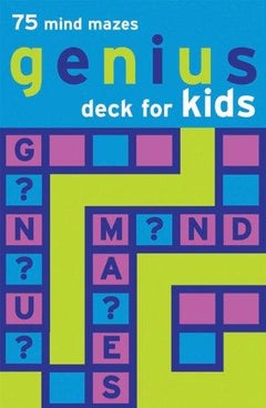 اشتري Genius Deck Mind Mazes for Kids على شكل بطاقات في الامارات