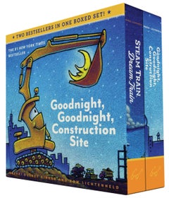 اشتري Goodnight, Goodnight, Construction Site and Steam Train, Dream Train Box Brdbk Edition كتاب بأوراق سميكة قوية في الامارات