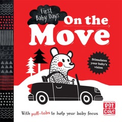 اشتري On The Move: A Pull-Tab Board Book To Help Your Baby Focus - كتاب بأوراق سميكة قوية في مصر