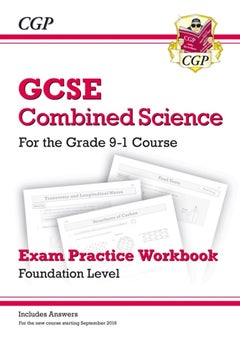 اشتري New Grade 9-1 GCSE Combined Science: Exam Practice Workbook With Answers - Foundation غلاف ورقي عادي في الامارات