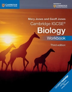 اشتري Cambridge IGCSE Biology Workbook - غلاف ورقي عادي الإنجليزية by Mary Jones - 07/08/2014 في الامارات