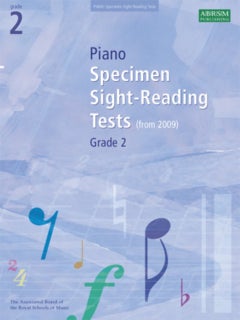 اشتري Piano Specimen Sight-Reading Tests - Grade 2 أوراق متحركة في الامارات