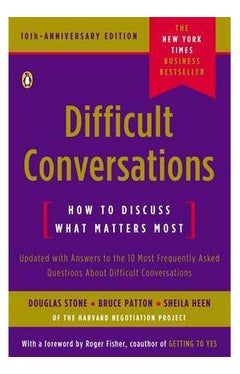 اشتري Difficult Conversations: How To Discuss What Matters Most غلاف ورقي عادي في الامارات