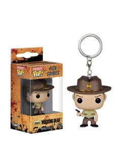 Buy Keychain Walking Dead Rick Grimes Bobblehead in UAE