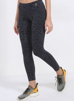 Buy Felpa Leggings Black/Grey in UAE