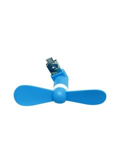 Buy Mini Fan For Samsung And BlackBerry Blue in UAE