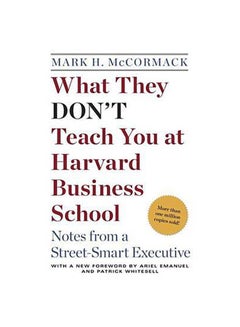 Buy What They Don't Teach You at Harvard Business School printed_book_paperback english - 01/06/1986 in UAE