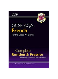 اشتري New GCSE French AQA Complete Revision & Practice (with CD & Online Edition) - Grade 9-1 Course غلاف ورقي عادي في الامارات