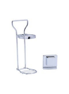 Buy Air Fresh Holder Rack Silver 32x36x45cm in UAE