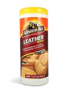 Buy 20-Piece Leather Wipes Tub in Saudi Arabia