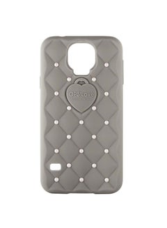 Buy Rubber Mobile Cover For Samsung S5 Pearl Grey in UAE