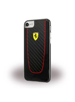 Buy Plastic Pit Stop Real Carbon Fiber Hard Case For iPhone 8/iPhone 7 Black in Egypt