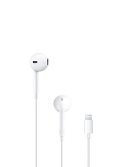 Buy Wired In-Wired Earphones With Lightning Connector White in UAE
