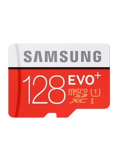 اشتري بطاقة ذاكرة Micro SD EVO+ مع محول أحمر في السعودية