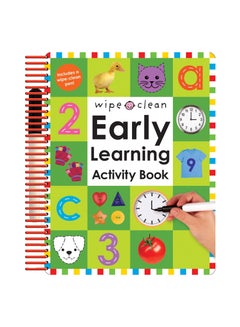 Buy Wipe Clean Early Learning Activity Book - Spiral Bound English by Roger Priddy - 1/9/2007 in UAE