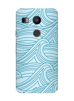 Buy Slim Snap Case Cover Matte Finish for Google Nexus 5X Rough Seas in UAE