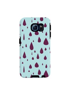 Buy Premium Dual Layer Tough Case Cover Gloss Finish for Samsung Galaxy S6 Edge Hard Rain in UAE