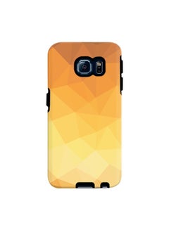 Buy Premium Dual Layer Tough Case Cover Gloss Finish for Samsung Galaxy S6 Edge Gold Bar in UAE