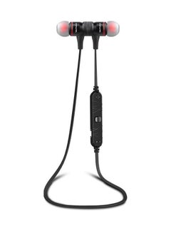Buy A920BL Wireless Bluetooth 4.0 Sports Stereo Earphones With Mic Black in Saudi Arabia