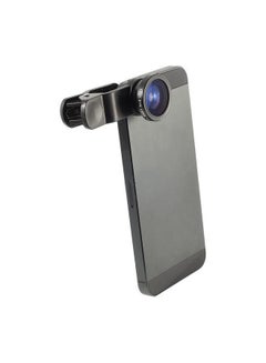 Buy 3-In-1 Universal Cell Phone Camera Lens Kit Black in Saudi Arabia