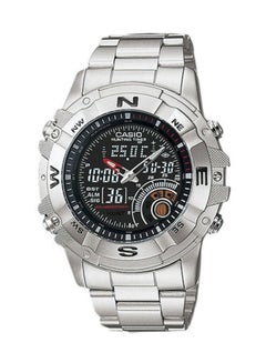 Buy Men's Marine Stainless Steel Analog/Digital Quartz Watch AMW-705D-1AV in Saudi Arabia