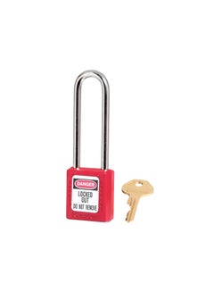 Buy Thermoplastic Safety Padlock Red in Saudi Arabia