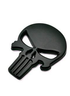 Buy Skull Car Emblem Sticker in UAE