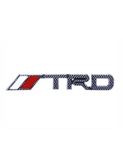 Buy Trd Black Checkered Car Emblem Sticker in UAE