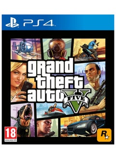 تسوق روك ستار جيمز ولعبة Grand Theft Auto 5 النسخة العالمية بلاي ستيشن 4 Ps4 أونلاين في الإمارات