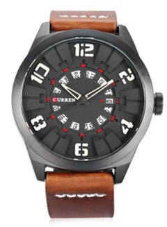 Buy men Leather Analog Watch CU-8258-W1 in Saudi Arabia