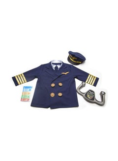 Buy Pilot Role Play Costume Set 25x23x25centimeter in Saudi Arabia