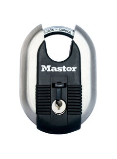 Buy Excell Titanium Reinforced Padlock Black/Silver in Saudi Arabia