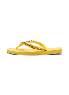 Buy Amalfi Tonosutono Flip Flop Yellow in UAE