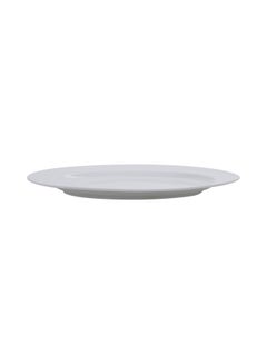 Buy Piazza Oval Plate White 32 x 23cm in UAE