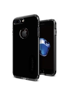Buy Hybrid Armor Cover Case For iPhone 8 Plus/iPhone 7 Plus Jet Black in UAE