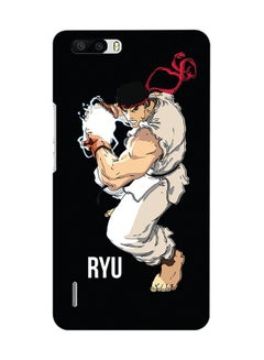 Buy Slim Snap Case Cover Street Fighter - Ryu for Huawei Honor 6 Plus Black in UAE