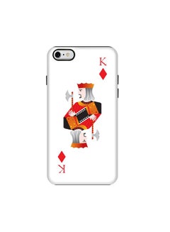 Buy Premium Dual Layer Tough Case Cover Matte Finish for Apple iPhone 6/6s King of Diamonds in UAE