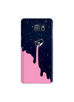 Buy Premium Slim Snap Case Cover Matte Finish for Samsung Galaxy Note 5 Berry Milky Way in UAE