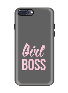 Buy Dual Layer Tough Case Cover Matte Finish for iPhone 8 Plus/iPhone 7 Plus Girl Boss in Saudi Arabia