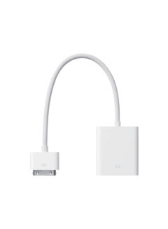 Buy Dock Connector To VGA Adapter White in UAE